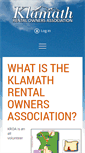 Mobile Screenshot of klamathroa.com